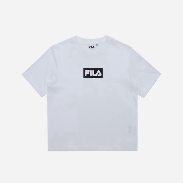 Fila Crop S/S Women's T-Shirts - White,NZ 179-39612